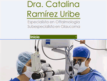 Tablet Screenshot of dracatalinaramirez.com